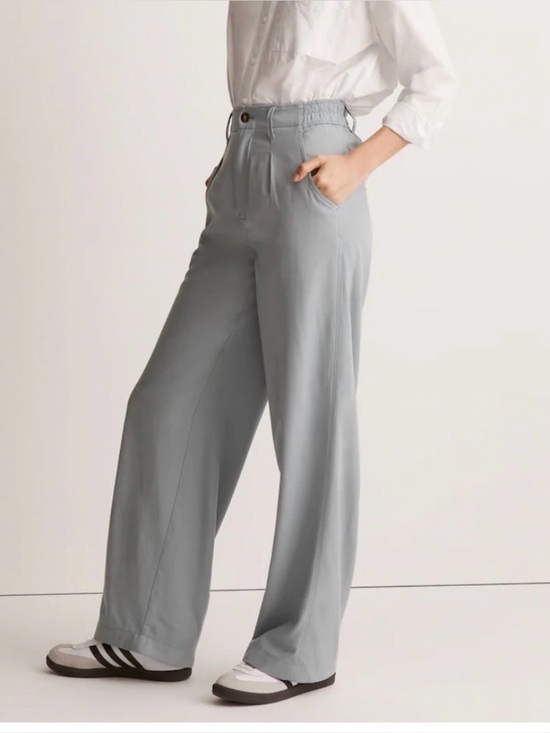 Madewell Pants - MADEWELL Harlow Best Selling Wide-Leg Trouser. Side Seam & Back Pockets